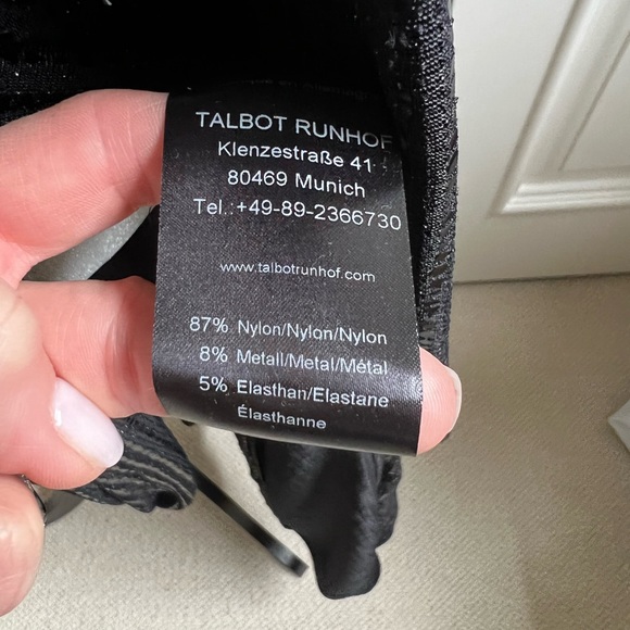 Black sequin wrap dress never worn - Picture 8 of 9